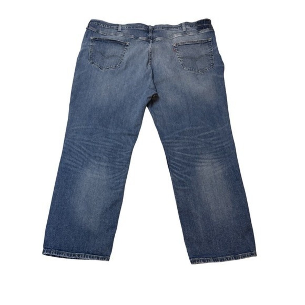 ✨Levi's 559 Jeans Big Mens 54x30 Relaxed Fit Straight Leg Med Wash 100% Cotton - Picture 3 of 8